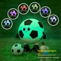 Lampada da notte RGB per bambini a tema calcio con 3 livelli di luminosità