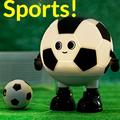 Lampada da notte RGB per bambini a tema calcio con 3 livelli di luminosità