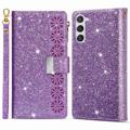 Custodia a Portafoglio Serie Starlight per Samsung Galaxy S23 5G - Viola