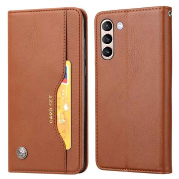 Custodia a Portafoglio Serie Card Set per Samsung Galaxy S23+ 5G - Marrone
