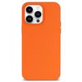 Custodia in Silicone Magnetico per iPhone 14 Pro (Confezione aperta - Bulk) - Arancione
