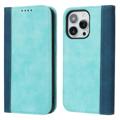 Custodia a Portafoglio Elegance Series per iPhone 14 Pro Max - Azzurro / Blu Scuro