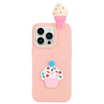 3D Cartoon Custodia in TPU Per iPhone 14 Pro