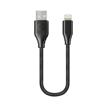 Cavo da USB-A a Lightning Forever Core - 0,2 m - nero