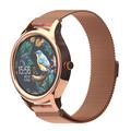 Forever ForeVive 3 SB-340 Smartwatch impermeabile - Cinturino in silicone e rete magnetica - Oro