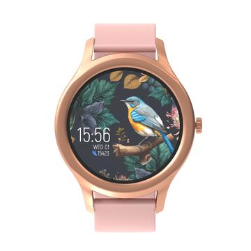 Forever ForeVive 3 SB-340 Smartwatch impermeabile - Cinturino in silicone e maglia magnetica - Oro rosa