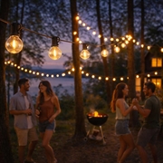 Ghirlanda LED solare Forever Light SUNARI FLS-180 - Telecomando, batteria da 1800mAh - 8.5m - 11 pezzi.
