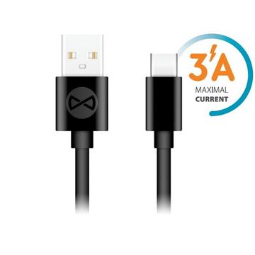 Forever Cavo da USB-A a USB-C - 1m, 3A - Nero