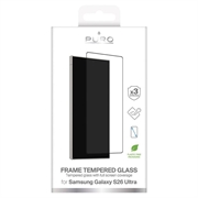 Protezione dello schermo in vetro temperato Samsung Galaxy S26 Ultra Puro Frame - 9H - Bordo nero