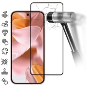 Pellicola salvaschermo in vetro temperato a Copertura Totale per Google Pixel 10 - Bordo Nero