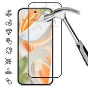 Google Pixel 11 Pro Protezione dello schermo in vetro temperato a copertura totale - 9H - Bordo nero