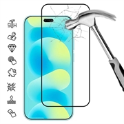 Huawei nova 16 Ultra Protezione dello schermo in vetro temperato a copertura totale - 9H - Bordo nero
