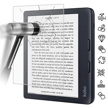 Proteggi Schermo a Copertura Totale per Kobo Libra 2 - Trasparente