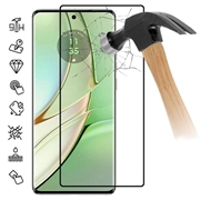 Pellicola salvaschermo in vetro temperato - 9H - a Copertura Totale per Motorola Edge 40 Neo - Bordo Nero