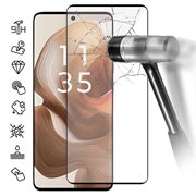 Pellicola salvaschermo in vetro temperato a Copertura Totale per Motorola Edge 50 - Bordo Nero