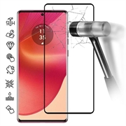 Pellicola salvaschermo in vetro temperato a Copertura Totale per Motorola Edge 50 Fusion - Bordo Nero