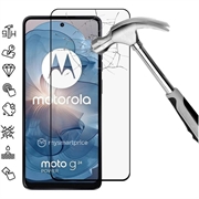 Pellicola salvaschermo in vetro temperato a Copertura Totale per Motorola Moto G24 - Bordo Nero