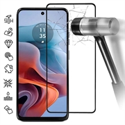 Pellicola salvaschermo in vetro temperato - 9H - a Copertura Totale per Motorola Moto G34 - Bordo Nero
