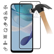 Pellicola salvaschermo in vetro temperato - 9H - a Copertura Totale per Motorola Moto G53 - Bordo Nero