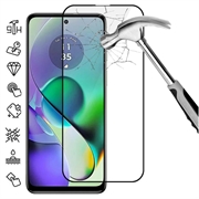 Pellicola salvaschermo in vetro temperato - 9H - a Copertura Totale per Motorola Moto G54 - Bordo Nero