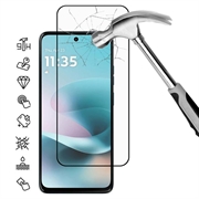 Motorola Moto G67 Power Protezione dello schermo in vetro temperato a copertura totale - 9H - Bordo nero