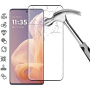Pellicola salvaschermo in vetro temperato a Copertura Totale per Motorola Moto G85/S50 Neo - Bordo Nero
