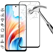 Pellicola salvaschermo in vetro temperato - 9H - a Copertura Totale per Oppo A79/A2 - Bordo Nero