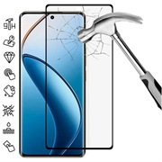Pellicola salvaschermo in vetro temperato a Copertura Totale per Realme 12 Pro/12 Pro+ - Bordo Nero