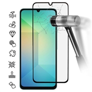 Samsung Galaxy A07 4G/A06 Protezione dello schermo in vetro temperato a copertura totale - 9H - Bordo nero