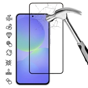 Samsung Galaxy A37/A57 Protezione dello schermo in vetro temperato a copertura totale - 9H - Bordo nero