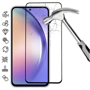 Pellicola salvaschermo in vetro temperato a Copertura Totale per Samsung Galaxy A55 - Bordo Nero