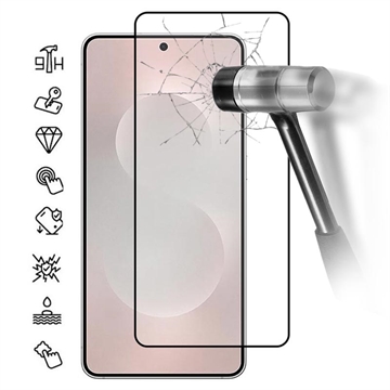 Samsung Galaxy M36 Protezione dello schermo in vetro temperato a copertura totale - 9H - Bordo nero