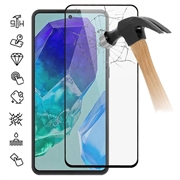 Pellicola salvaschermo in vetro temperato a Copertura Totale per Samsung Galaxy M55 - Bordo Nero