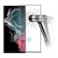 Pellicola salvaschermo in vetro temperato - 9H - Samsung Galaxy S23 Ultra 5G a copertura totale - nera