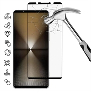 Sony Xperia 1 VII Protezione dello schermo in vetro temperato a copertura totale - 9H - Bordo nero