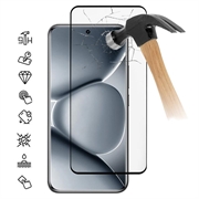 Xiaomi Poco M8 Pro/Redmi Note 15 Pro+ 5G Protezione dello schermo in vetro temperato a copertura totale - 9H - Bordo nero