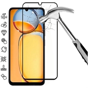 Pellicola salvaschermo in vetro temperato a Copertura Totale per Xiaomi Redmi 13C 5G/Poco C65 - Bordo Nero