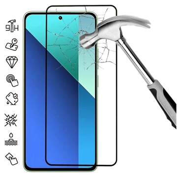 Pellicola salvaschermo in vetro temperato a Copertura Totale per Xiaomi Redmi Note 13 Pro 4G/Poco M6 Pro - Bordo Nero