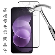 Xiaomi Redmi Note 17 Pro Protezione dello schermo in vetro temperato a copertura totale - 9H - Bordo nero