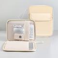 Custodia a libro per tablet/laptop con scomparti multipli