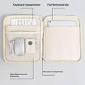 Custodia a libro per tablet/laptop con scomparti multipli
