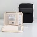 Custodia a libro per tablet/laptop con scomparti multipli - Nero