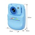 Fotocamera G01 Kids con stampa istantanea - 48MP, 1080p - Blu