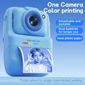 Fotocamera G01 Kids con stampa istantanea - 48MP, 1080p - Blu