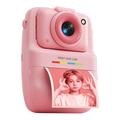 Fotocamera G01 Kids con stampa istantanea - 48MP, 1080p - Rosa