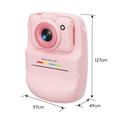 Fotocamera G01 Kids con stampa istantanea - 48MP, 1080p - Rosa