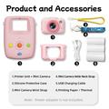 Fotocamera G01 Kids con stampa istantanea - 48MP, 1080p - Rosa