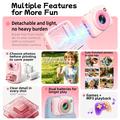 Fotocamera G01 Kids con stampa istantanea - 48MP, 1080p - Rosa