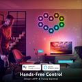 Pannelli luminosi da parete G01 Smart Hexagon con LED RGB, controllabili tramite le app Tuya e Smart Life - 15 pezzi