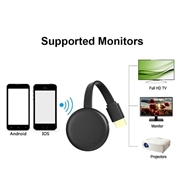 G13B WiFi TV Dongle / Screen Mirroring Adapter for iPhone / Android - 2.4G (Open Box - Excellent) - Black
